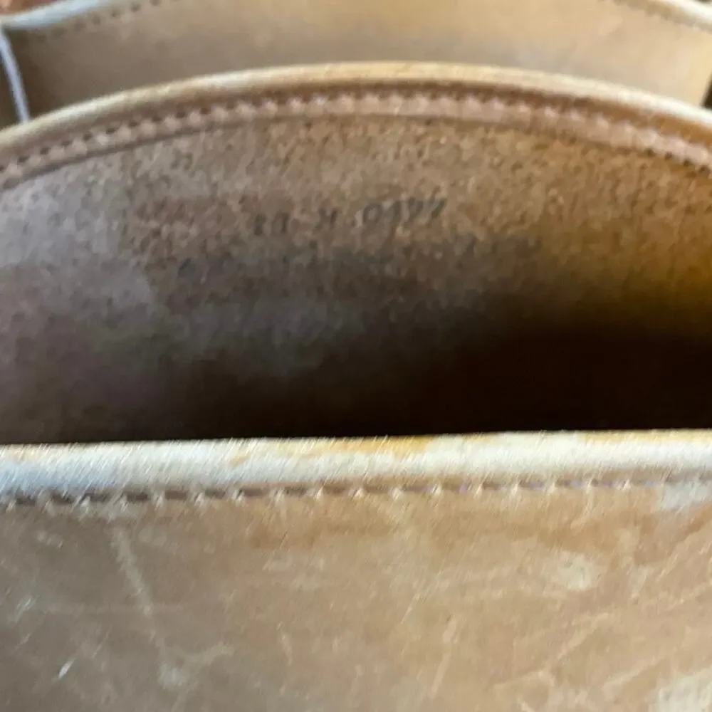 Vintage L.L. Bean Duck Boots Men’s 13M Tan Leather Rubber Hunting Rain Boots